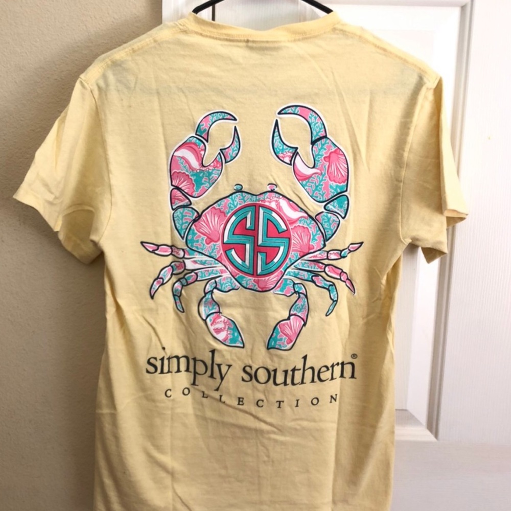 simply southern yellow t shirt